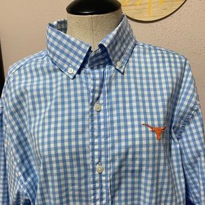 Vineyard Vines Classic Fit Longhorns Shirt Size Medium